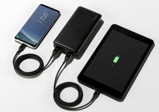 ベルキン、容量15000mAhで総出力3.4Aの2ポートモバイルバッテリーを発売