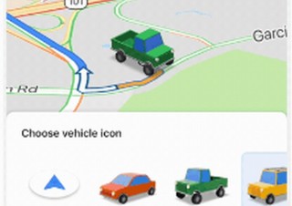Googleマップ（iOS版）にちょっとした遊び心、矢印アイコンを3Dの車に変更可能に