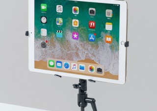 サンワサプライ、タブレットをデスクや支柱に取り付けられるアーム2種類を発売