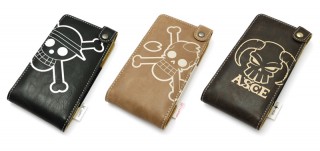 iPhoneにも対応、ワンピース人気キャラのモチーフをプリントしたスマートフォン用レザージャケット