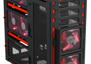 リンクス、レイアウトが自由に変更できるオープンフレームのモジュラーPCケース