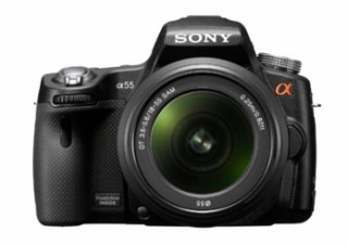 ソニー、レンズ交換式デジタル一眼カメラα55ボディ「SLT－A55V」などを発売
