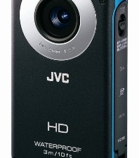 ビクター、3m防水機能・タッチパネル搭載のHDメモリーカメラ「GC-WP10」