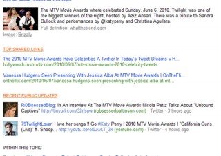 Bing、TwitterやFacebookのリアルタイム検索結果を表示できるページ