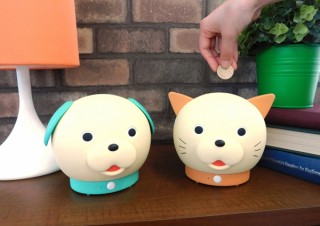 タカラトミーアーツ、IoT機能を搭載する貯金箱「バンクワン／バンクニャン」を発売