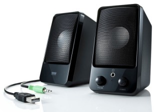 サンワサプライ、USB電源で動作する出力4Wのスピーカー「MM-SPL15UBK」を発売