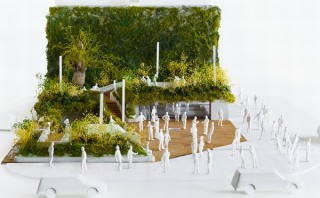 ソニー、閉館した銀座ソニービル跡に緑あふれる実験的公園「ソニーパーク」を8/9開園