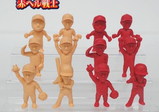 セカイ、広島東洋カープの公認グッズとして選手をミニフィギュアにした「炎の赤ヘル戦士」を発売