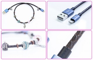 上海問屋、ブレスレット式Lightningケーブルを発売