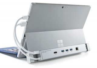 サンワサプライ、Surface Proと合体できる専用設計の多機能USBハブを発売