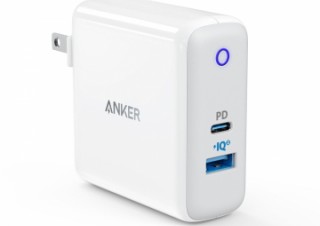 Anker、Type-CとType-Aの両ポートを搭載したPD対応のUSB充電器を発売