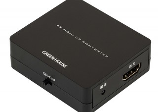 グリーンハウス、フルHDまでの映像を4K2Kに変換出力するHDMIアップコンバーターを発売