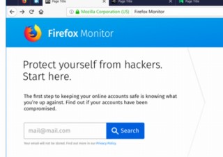 自分の個人情報が流出していないかをチェックできるツール「Firefox Monitor」