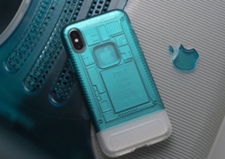 シュピゲン、iMac G3風のiPhone X耐衝撃ケースを家電量販店で取り扱い開始