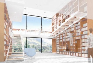 1万冊の本と温泉が楽しめるブックホテル「箱根本箱」が強羅に2018年8月オープン