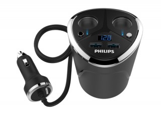 バッテリー電圧をリアルタイムに表示する、シガーソケット分配器「DLP7520N」発売。USB２ポート付き