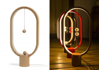 浮遊するボールでON/OFF！ 神秘的なテーブルライト「Heng Balance Lamp」発売 