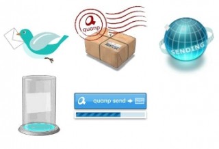 リコー、ドラッグ&ドロップでファイル送信 quanp用ウィジェット「quanp send」提供開始