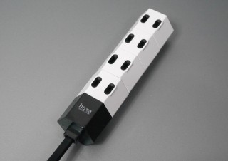 ACアダプタを4個も接続できる、それなのにコンパクトな電源タップ