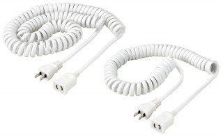 ヤザワ、カール式で伸縮自在の電源延長コード「H7CL102WH / 103WH」を発売