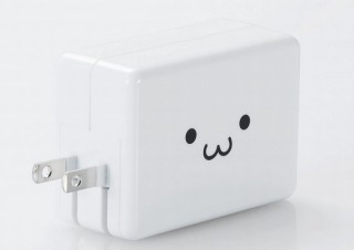 エレコム、iPhoneを30分で最大50％充電できるコンセント直挿しの「USB AC充電器」