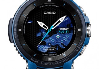カシオ、GPSを長時間使えるアウトドア向けスマートウォッチ「WSD-F30」を発売