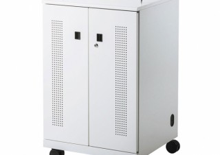 サンワサプライ、15インチまでのノートPCを複数台収納できるカギ付き保管庫を発売