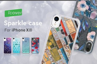 icover、ラメとホログラムがキラキラ輝くiPhone XR専用グリッターケースを発売