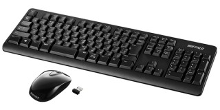 バッファロー、最前列のキーにカーブデザインを採用した無線キーボード「BSKBW110BK」を発売