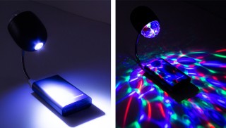 たったの740円！ 通常空間を一瞬でパーティールームに変身させる「USB LEDパーティーライト」発売