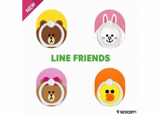 スマホの落下防止や操作範囲拡大に役立つSpigenのスタイルリングにLINE FRIENDSモデル登場
