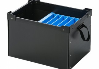 サンワサプライ、ノートPCやタブレットを収納できるプラダン製ケースを発売
