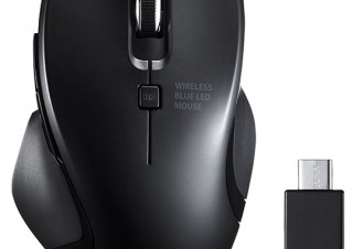 サンワサプライ、USB Type-C対応のレシーバーを使用するワイヤレスマウスを発売
