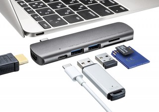 たくさんの機器をスマートに接続する、MacBook用直挿しカードリーダー「400-ADR319GPD」発売