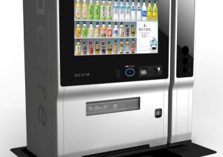 JR品川駅にデジタルサイネージを使った次世代自販機が登場