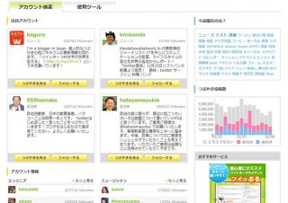 Twitterの注目アカウントを紹介する「ついっぷるナビ」 