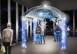 あべのハルカスで毎年冬の恒例イベント「天空のイルミネーション2018」がスタート
