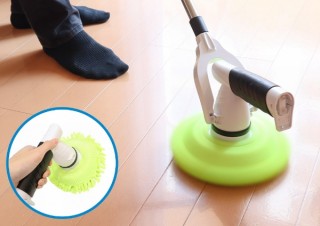 ぐるぐる回転するモップをご家庭にも！充電式「セパレート回転モップ」発売