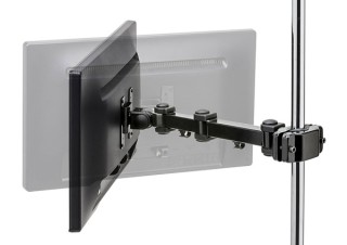 ディスプレイを支柱へ取り付けられる、3関節モニターアーム発売。サンワサプライより