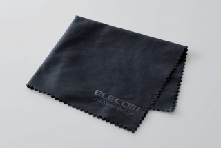 エレコム、拭き取り効果が見えるブラックタイプのクリーニングクロスを発売