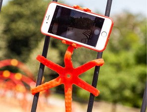 タコ足があらゆるところに密着する、スマホ＆カメラホルダー「触手スタンド」発売