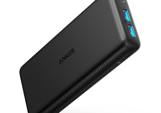 Anker、2万mAhの大容量モバイルバッテリー「PowerCore Lite 20000」を発売