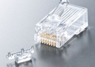 サンワサプライ、10GbE対応のカテゴリ6A自作用LANコネクターを発売