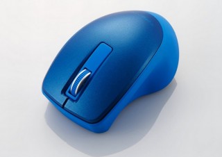 エレコム、“指先で持つ”という新しいフィット感の「BlueLEDマウス」発売