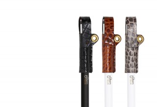 「Ploom TECH」をお洒落に携帯する。イタリア・トスカーナ産／ワニ型押し牛革の特別製カバーが発売