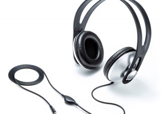 迫力ある重低音をライトに楽しめる軽量ヘッドホン「マルチメディアヘッドホン（MM-HP213）」発売
