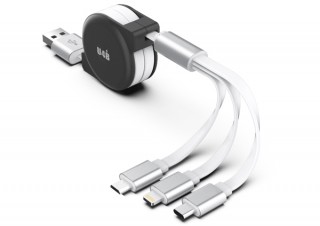 極太の平型ケーブルを採用した業務用 3in1 USB充電ケーブル「U4B TU-01」発売