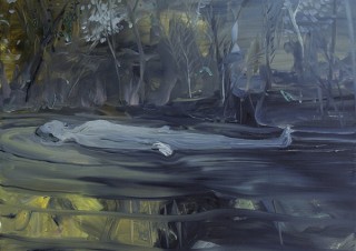 イタリア人アーティストのルディ・クレモニーニ氏の日本初個展「The roots of lotus」