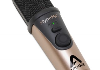 Apogee、スタジオ品質アナログ・コンプレッサー内蔵マイクHypeMiCを