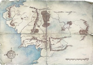 Amazon、制作中のTVドラマ『ロード・オブ・ザ・リング』から「中つ国の地図」公開